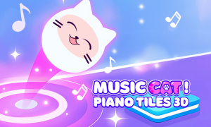 Music Cat! Piano Tiles Game 3D